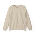 Crewneck Sweatshirt — "Cool Moms Don't Trust the Government" Minimal Graphic